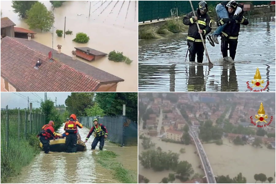 Emilia Romagna in ginocchio, morti e dispersi per il maltempo: “Condizioni proibitive per i soccorsi”