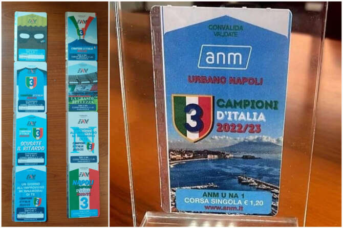 Biglietti dei trasporti per lo Scudetto del Napoli, rivenduti online a prezzi decuplicati
