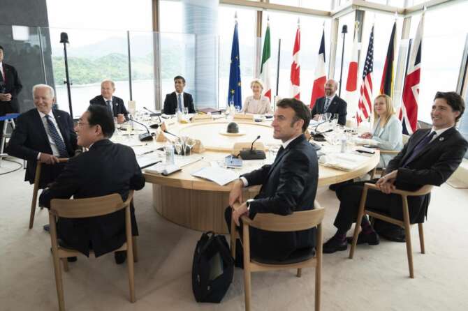 G7 di Hiroshima, i leader condannano Putin e la guerra in Ucraina ma la vera preoccupazione è l’espansionismo cinese