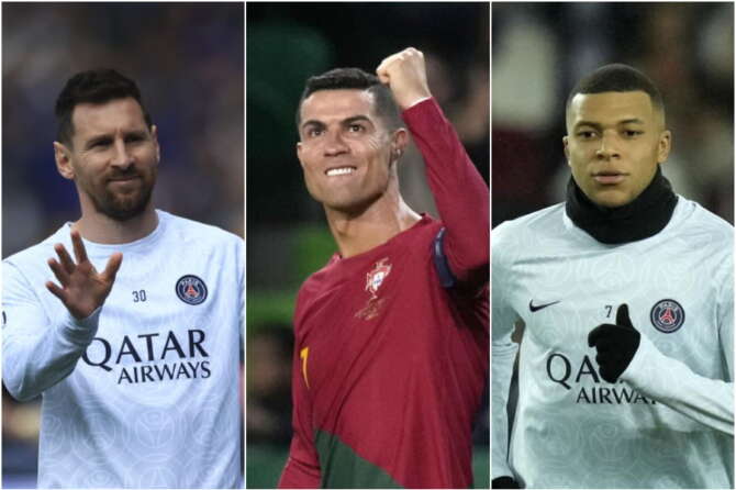 Chi sono gli sportivi più pagati del mondo: il podio dei calciatori Ronaldo, Messi e Mbappé, dietro basket e golf