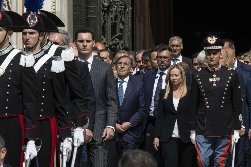 FUNERALI DI STATO DI SILVIO BERLUSCONI