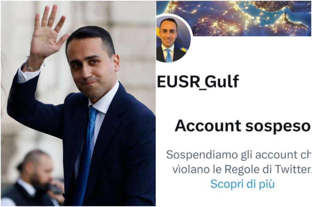 Falsa partenza per Di Maio rappresentate Ue nel Golfo, Twitter gli blocca l’account in 24 ore
