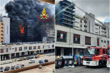 In fiamme palazzo in ristrutturazione a Roma, un morto e molti feriti: il panico dopo l’esplosione