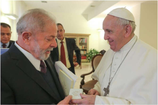 Lula a Roma per allearsi col Papa contro la guerra in Ucraina