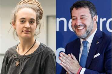 Carola Rackete “zecca tedesca”, il Senato ‘grazia’ Salvini dal processo per gli insulti alla capitana della Sea Watch