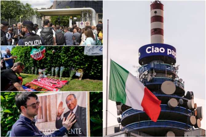 Addio a Silvio Berlusconi, folla ad Arcore e funerali di Stato: maxi schermi in piazza Duomo