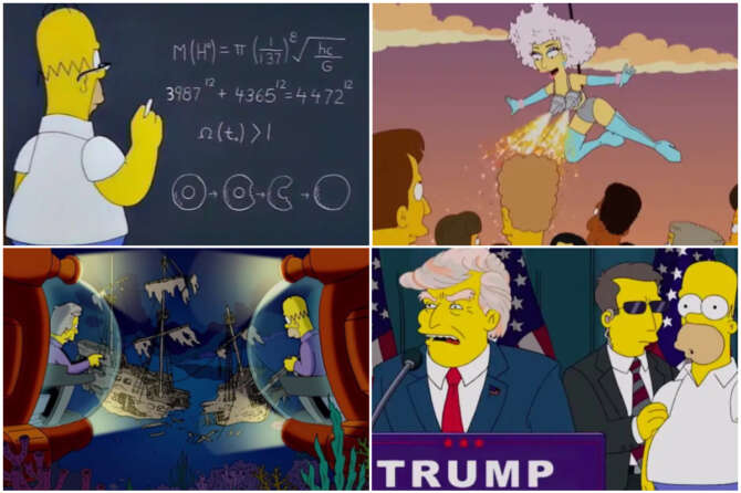 Tutte le “profezie” dei Simpson: dall’elezione di Trump alla tragedia del Titan