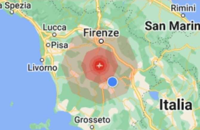 Terremoto in Toscana, scossa di magnitudo 3.7 nel Senese: il sisma pochi minuti dopo il test di ItAlert
