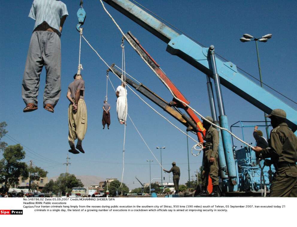 IRAN: Public executions