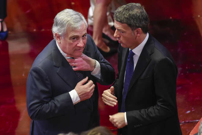Tajani sfida Meloni e si avvicina a Renzi: Forza Italia e l’asse con Italia Viva