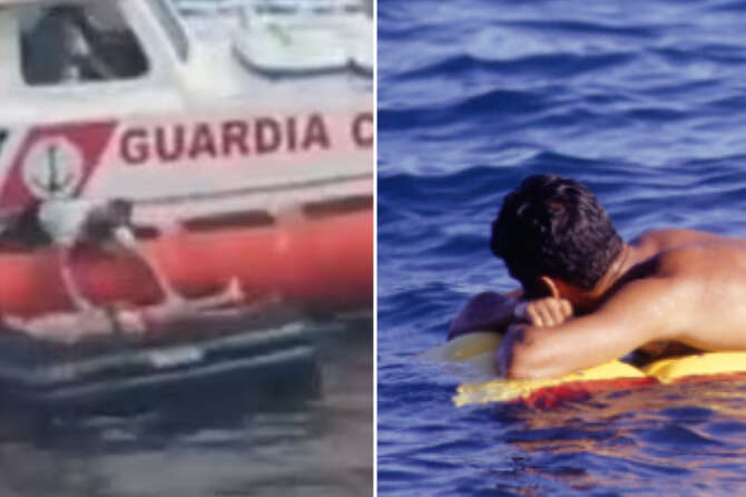 Si addormenta sul materassino a Ischia e finisce alla deriva