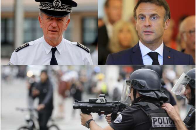“Niente carcere per gli agenti”, la sparata del capo della polizia francese che imbarazza Macron
