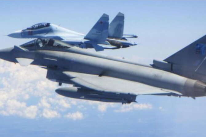 Jet russi intercettati nei cieli della Scozia