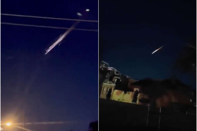 Misteriosa esplosione nei cieli d’Australia, meteorite o altro: ecco cosa era la scia luminosa