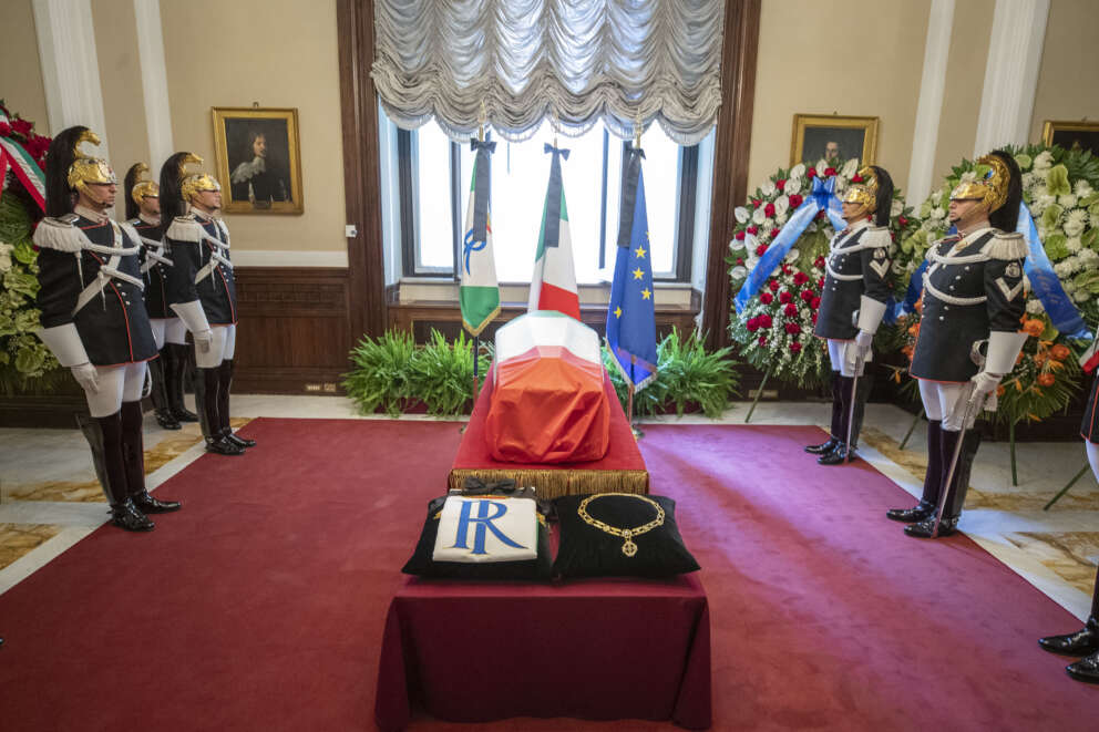 Mattarella alle Esequie di Stato del Presidente Emerito della Repubblica Giorgio Napolitano