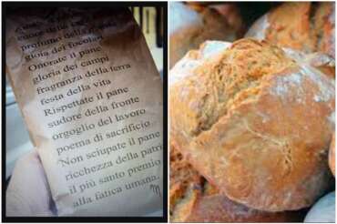 Arezzo, in due negozi spunta il pane del Duce