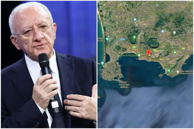 L’esercitazione per l’evacuazione dei Campi Flegrei