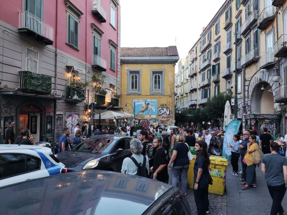 Manifestazione a Napoli per Giovanbattista Cutolo