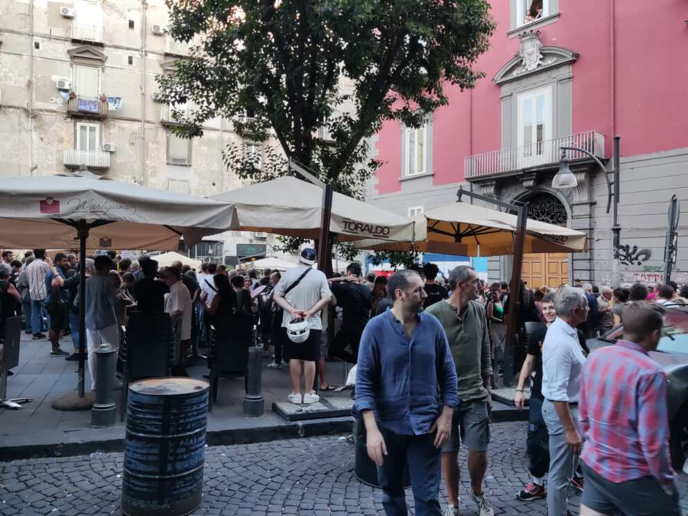 Manifestazione a Napoli per Giovanbattista Cutolo