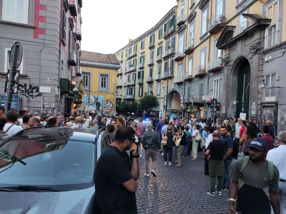 Manifestazione a Napoli per Giovanbattista Cutolo