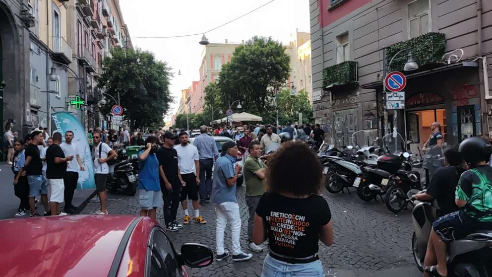 Manifestazione a Napoli per Giovanbattista Cutolo