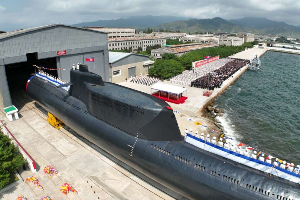 rodong-sep8-2023-kju-sinpho-new-ballistic-missile-submarine-ceremony-2