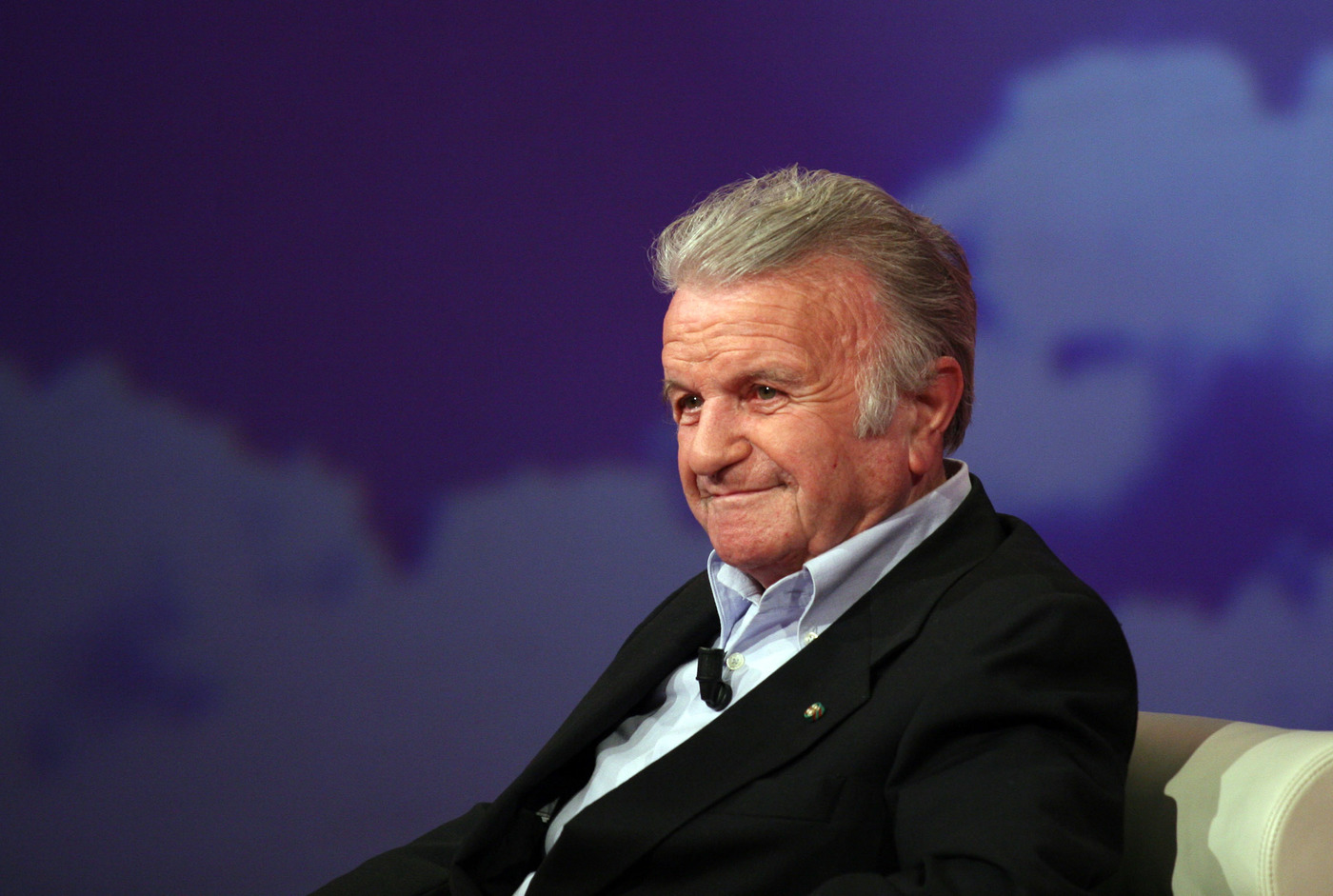 © Stefania D'Alessandro/Lapresse
13-01-2008 Milano, Italia
Spettacolo
Programma televisivo Che tempo che fa
Nella foto: Ettore Mo

Italian television show Che tempo che fa