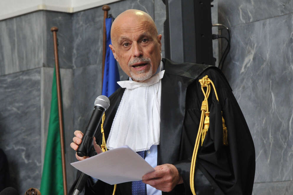 INSEDIAMENTO DEL NUOVO PROCURATORE  DELLA REPUBBLICA DI MILANO  MARCELLO VIOLA