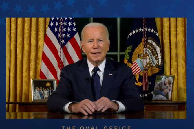Il discorso di Biden: “Putin e Hamas vogliono annientare le democrazie, sostenere Israele e Ucraina vitale per l’America”