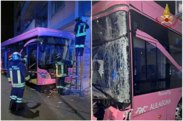 Bus elettrico contro un palazzo a Mestre, è della stessa compagnia della strage del ponte