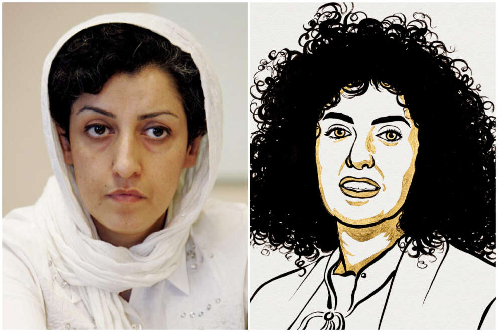 La premio Nobel per la Pace Narges Mohammadi