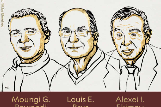 Fuga di notizie confermata: il Nobel per la chimica a Bawendi, Brus ed Ekimov per i punti quantici