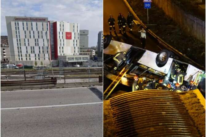 Incidente del bus a Mestre, dubbi sul guardrail “come una ringhiera”: indagini per omicidio plurimo stradale