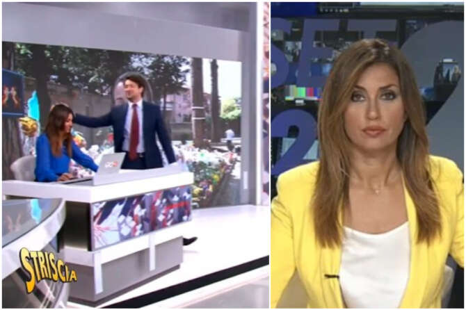 Chi è Viviana Guglielmi, la giornalista Mediaset del fuorionda virale con Andrea Giambruno: “Questo blu estoril”