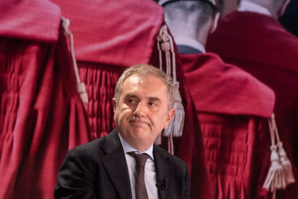 Rai, il presidente della ANM Giuseppe Santalucia ospite a "Porta a Porta"