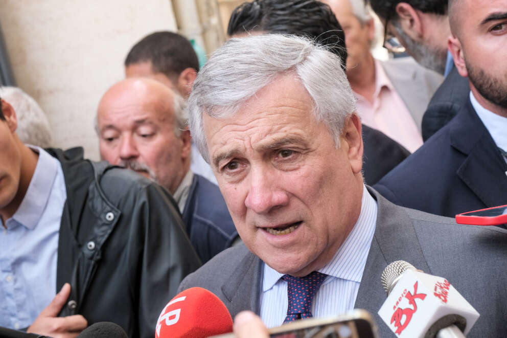 Forza Italia, punto stampa di Antonio Tajani