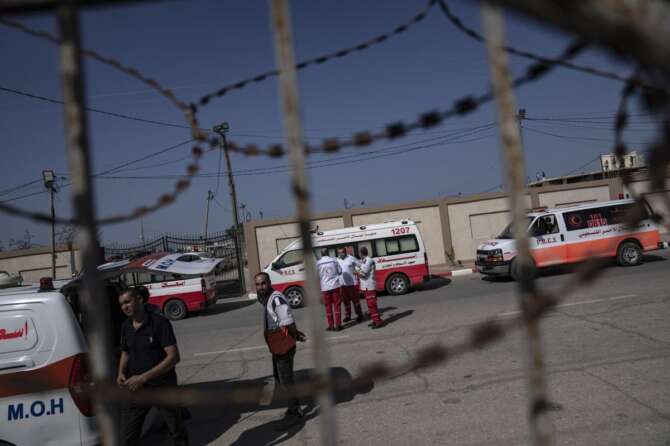 Il valico di Rafah (AP Photo/Fatima Shbair) da Lapresse