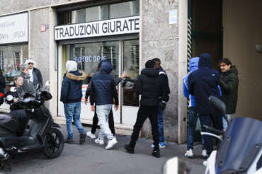 Foto LaPresse
15-11-2023 Milano, Italia – Cronaca – La sentenza del processo ai trapper Baby Gang, Simba La Rue e altri giovani per sparatoria e rapina a Milano. Nella foto: Simba La Rue

November 15, 2023 Milano Italy – News – The sentence of the trial of the trappers Baby Gang, Simba La Rue and other young people for shooting and robbery in Milan. In the photo: Simba La Rue
