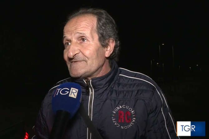 Frame da TGR di Beniamino Zuncheddu