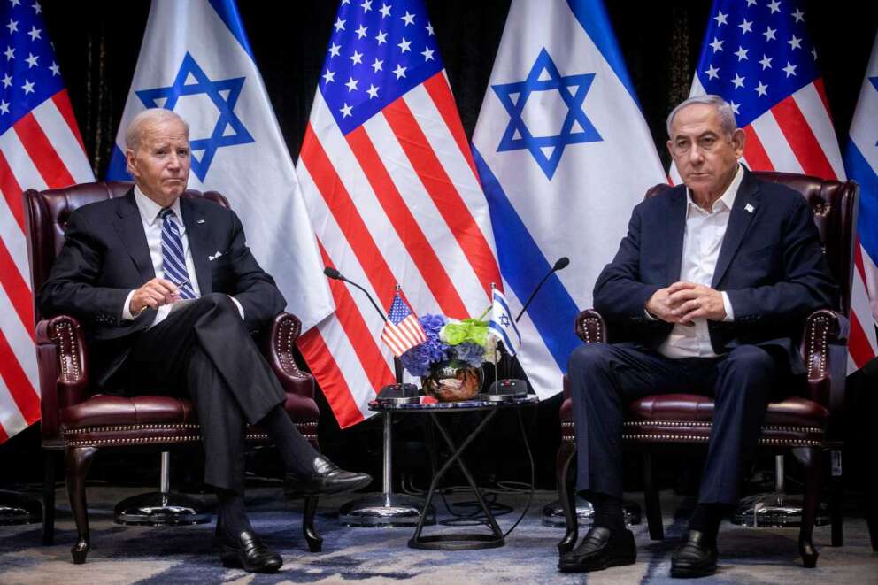 Il presidente Usa Joe Biden e il premier di Israele Benjamin Netanyahu