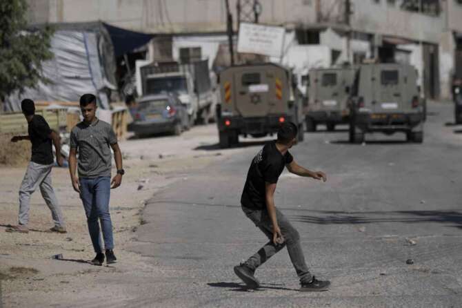 Scontri in Cisgiordania