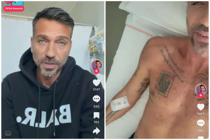 Costantino Vitagliano e la malattia rara: il video dall’ospedale