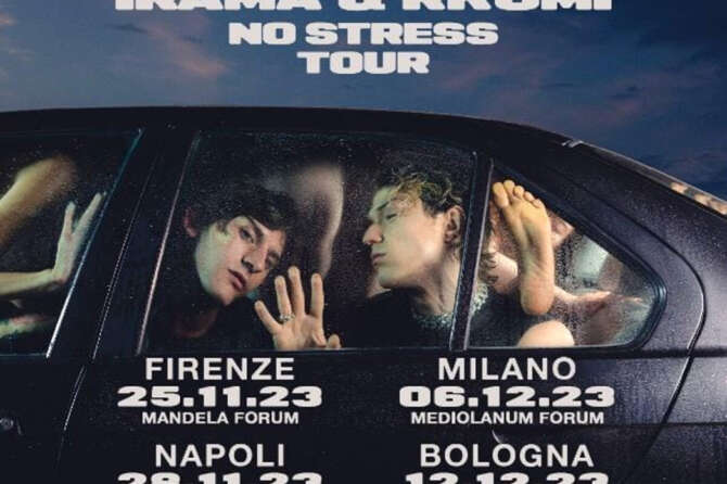 Irama e Rkomi: il “No Stress” tour fa tappa a Napoli, il concerto al Palapartenope
