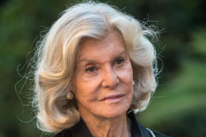 Foto Valerio Portelli/LaPresse 19-06-2019 Roma, Italia Globo D’ Oro 2019 Cronaca Nella foto: Marina Cicogna Photo Valerio Portelli/LaPresse 19 June 2019 Rome, Italy Globo D’ Oro 2019 News In the pic: Marina Cicogna