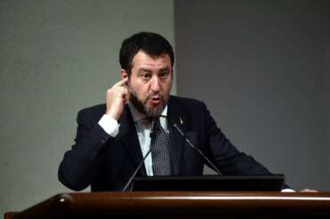 Il ministro delle infrastrutture Matteo Salvini