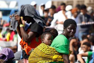 Migranti sbarcati a Lampedusa