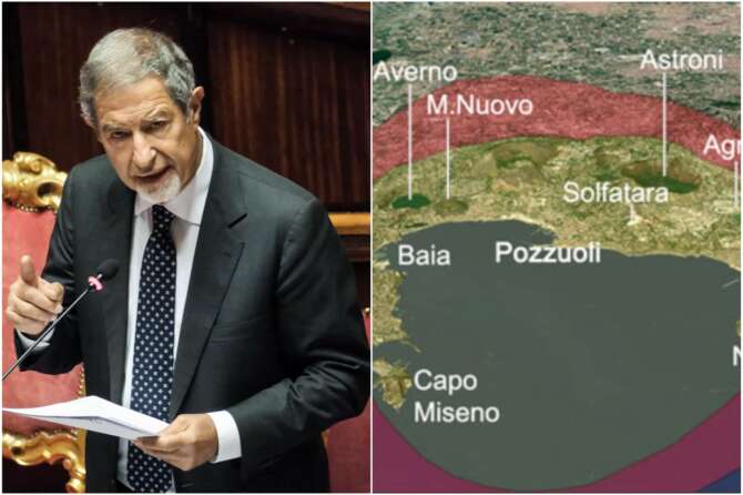 Campi Flegrei ultime notizie. Musumeci: allerta e zona rossa