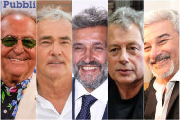 Collage di fotografie da Lapresse