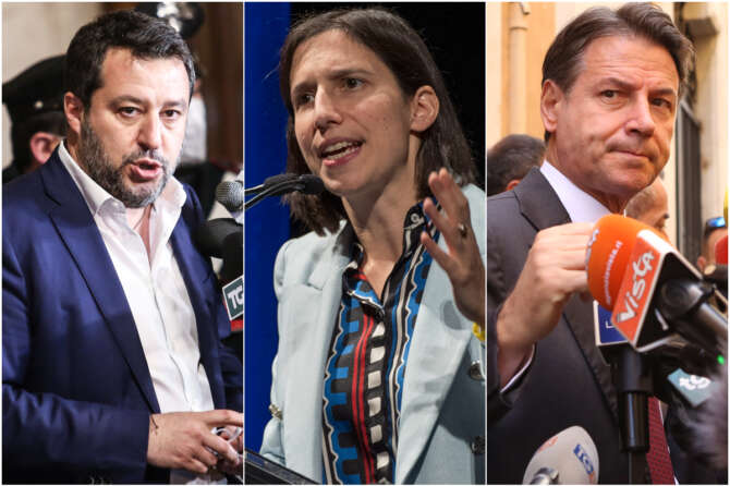 Le proteste di Schlein, Conte e Salvini sul presidenzialismo
