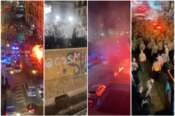 Champions a Napoli: scontri tra i tifosi dell’Union Berlino e la Polizia